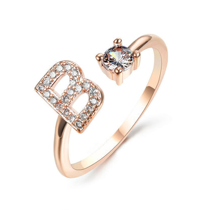 new design Letter Ring Fashion Jewelry - nova boutique