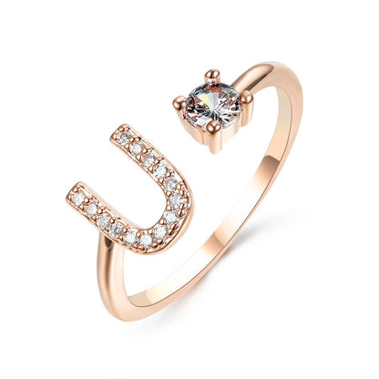 new design Letter Ring Fashion Jewelry - nova boutique