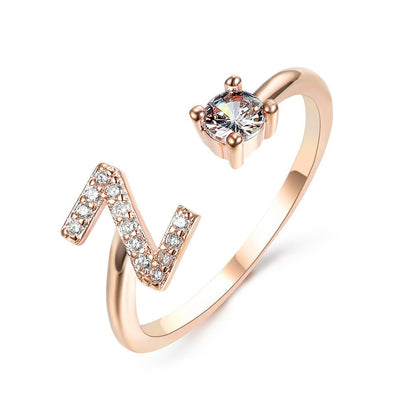 new design Letter Ring Fashion Jewelry - nova boutique