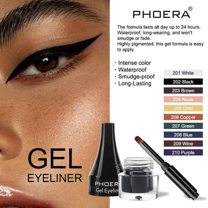 PHOERA Ten Color Eyeliner - nova boutique