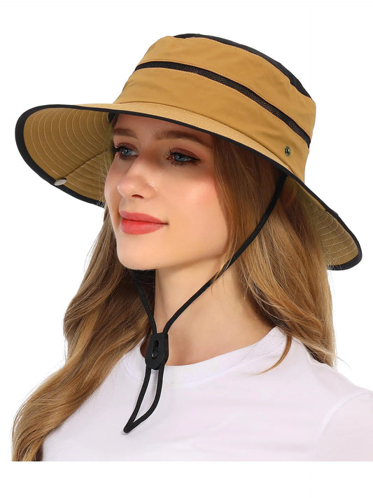 Fancy Wide Brim Sun Hat for Women