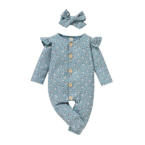 StripeNest™ – Two - Tone Cotton Romper for Babies & Toddlers - nova boutique