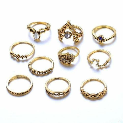 Vintage Stackable Ring Set - nova boutique