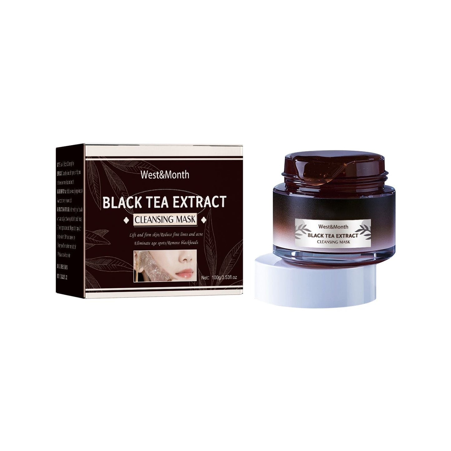 West&Month Black Tea Mask For Deep Cleansing - nova boutique